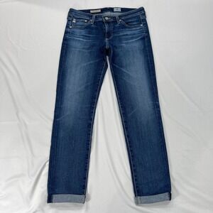 AG Jeans The Stilt Roll Up Cigarette 29x27 Womens 26 Stretch ADRIANO GOLDSCHMIED
